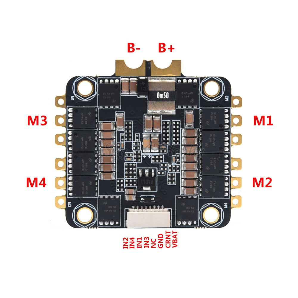 F4 PRO V2 FC / F4 V3S Plus Flight Controller + 30A 4in1 ESC / 45A / 35A BLheli_S 4 In 1 ESC / XF5804 PRO For RC FPV Racer Drone