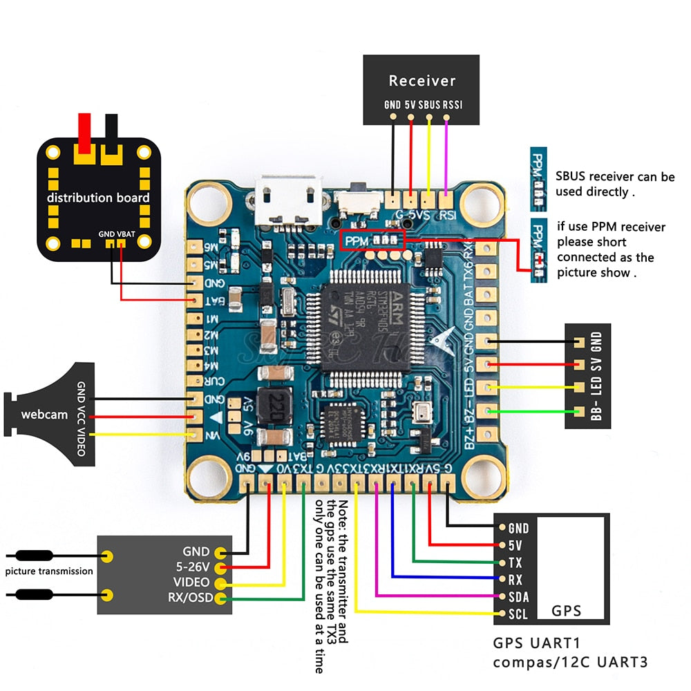 F4 PRO V2 FC / F4 V3S Plus Flight Controller + 30A 4in1 ESC / 45A / 35A BLheli_S 4 In 1 ESC / XF5804 PRO For RC FPV Racer Drone