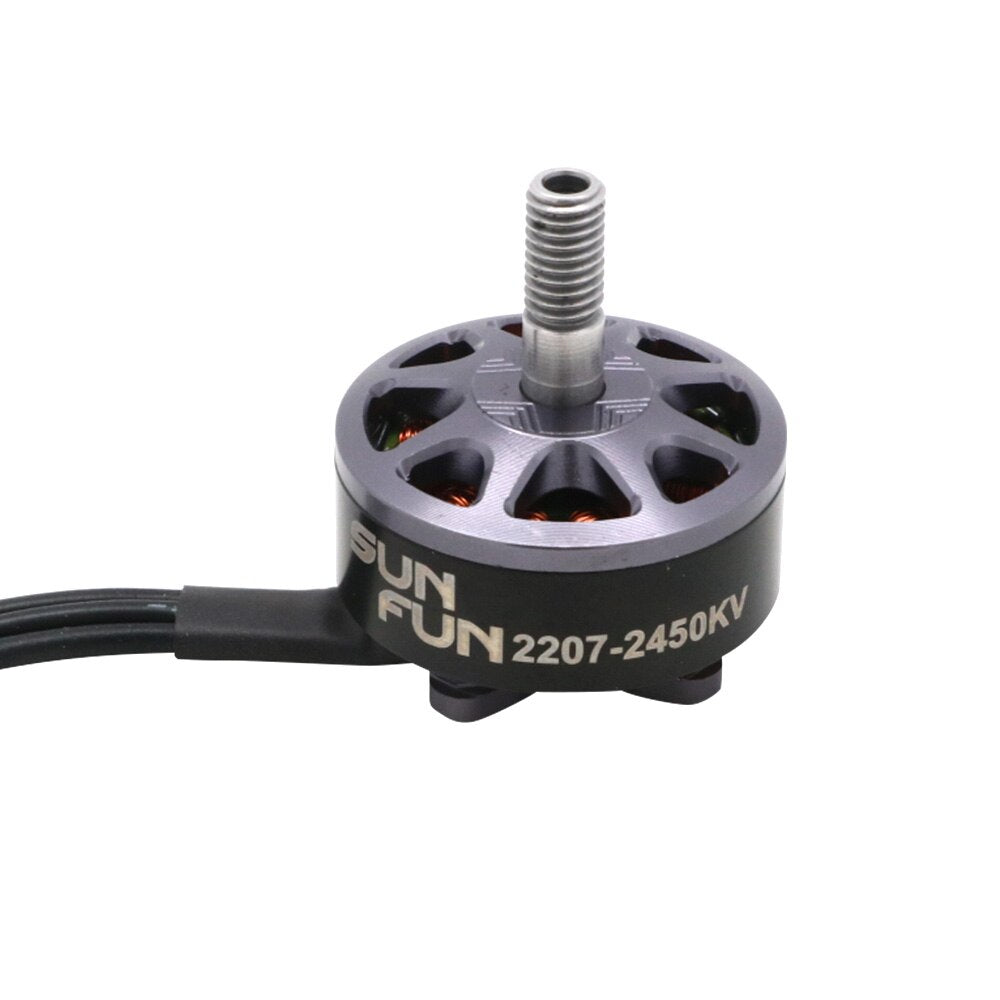 1 / 2 / 4pcs SUN FUN 2207 1750KV 2450KV 2750KV CW Thread FPV Racing Brushless Motor For RC Drone Quadcopter Spare Parts