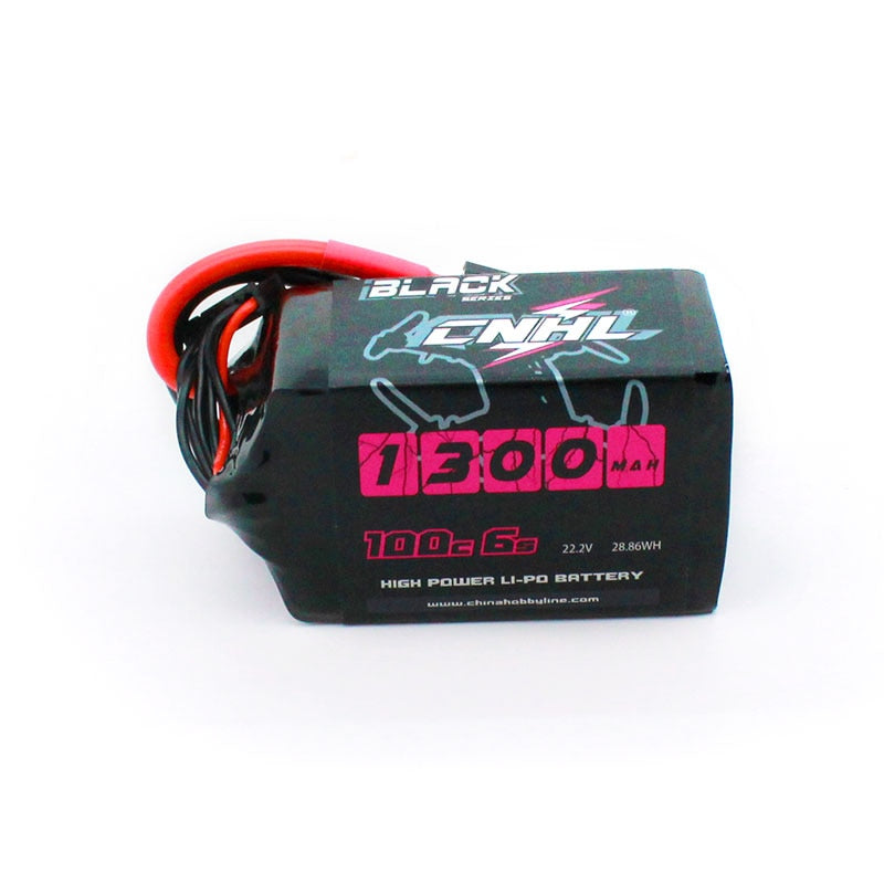 CNHL China HobbyLine Black Series 1100/1300/1550mAh 4S 6S Lipo Battery 14.8V 22.2V FPV Racing Drone