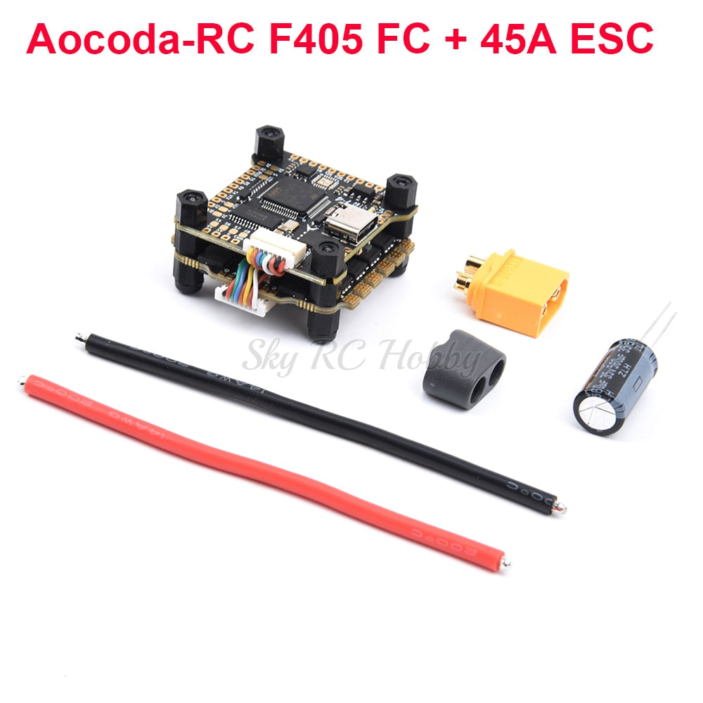 F4 PRO V2 FC / F4 V3S Plus Flight Controller + 30A 4in1 ESC / 45A / 35A BLheli_S 4 In 1 ESC / XF5804 PRO For RC FPV Racer Drone