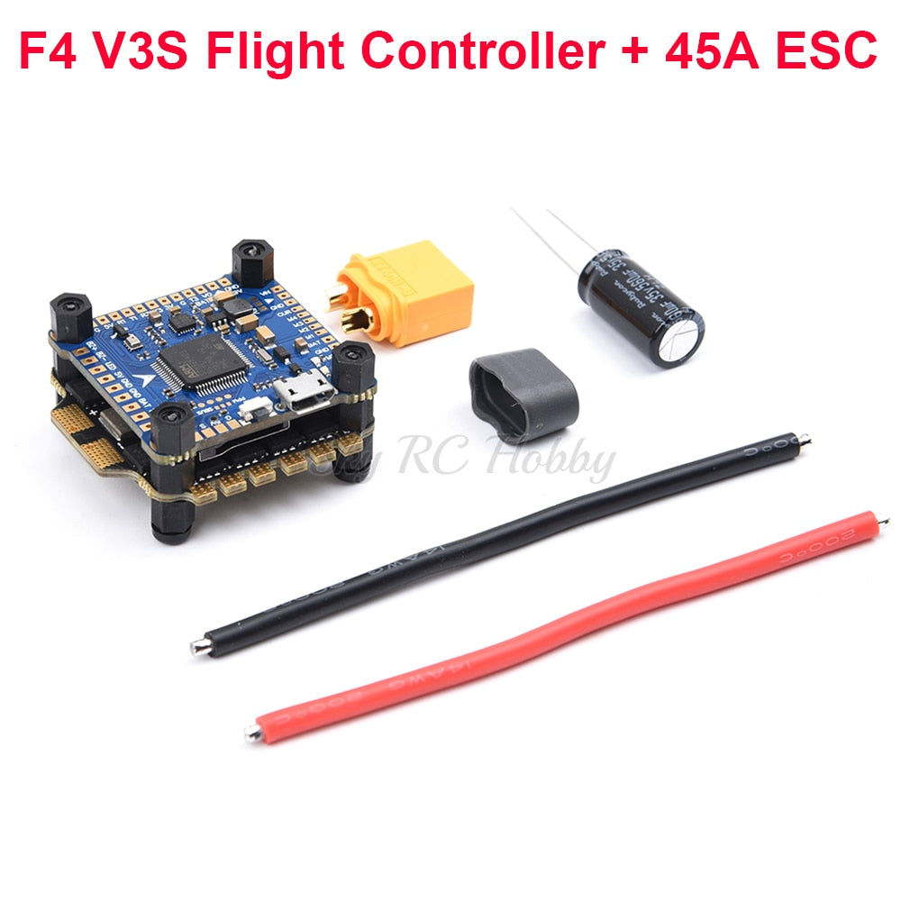 F4 PRO V2 FC / F4 V3S Plus Flight Controller + 30A 4in1 ESC / 45A / 35A BLheli_S 4 In 1 ESC / XF5804 PRO For RC FPV Racer Drone