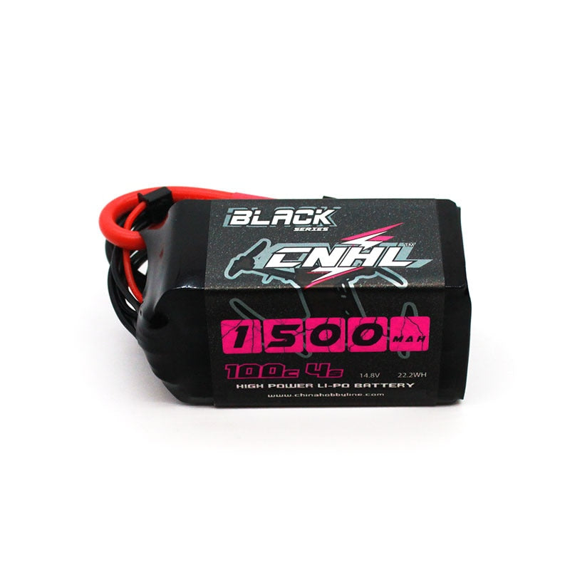 CNHL China HobbyLine Black Series 1100/1300/1550mAh 4S 6S Lipo Battery 14.8V 22.2V FPV Racing Drone