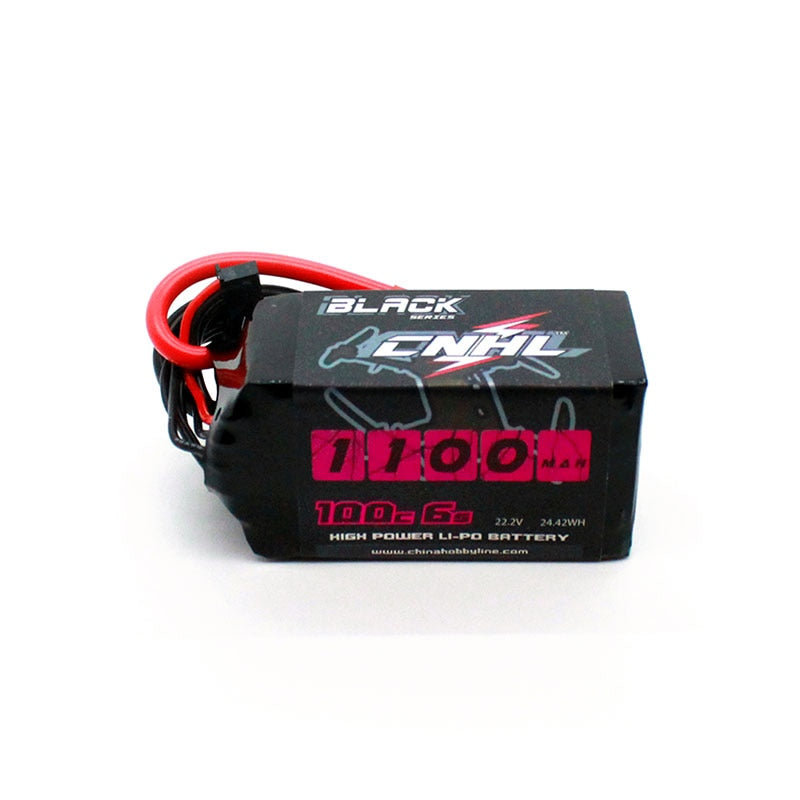 CNHL China HobbyLine Black Series 1100/1300/1550mAh 4S 6S Lipo Battery 14.8V 22.2V FPV Racing Drone